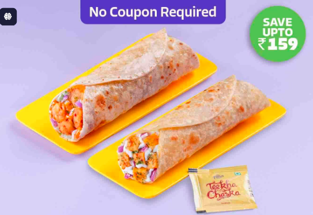 1+1 Classic Rolls at 99 each (Veg) (Serves 2)